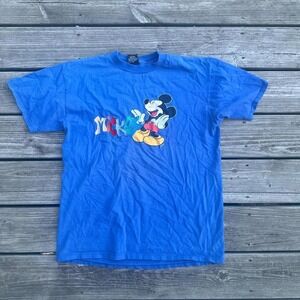 Disney Mickey Mouse blue‎ and red T-shirt